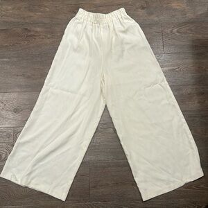Wide Leg Crop Trousers